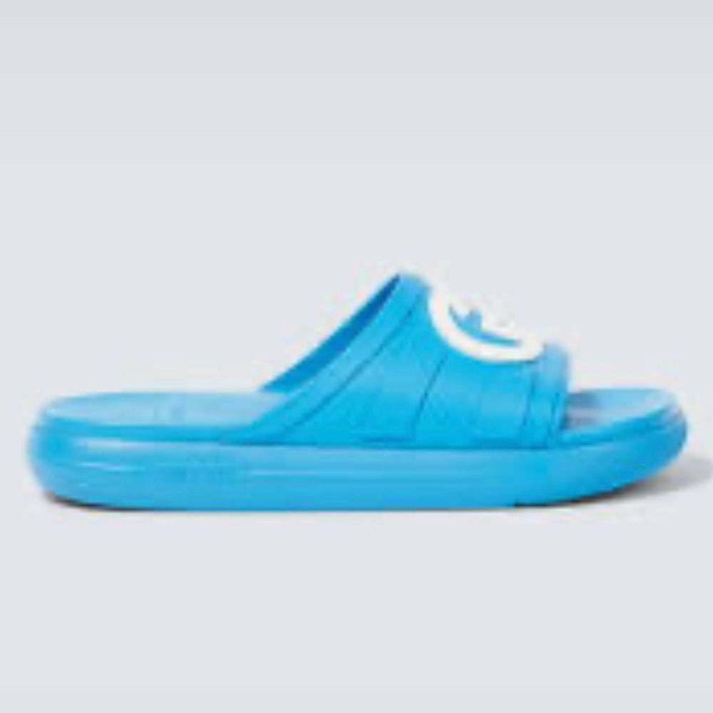 Kids Blue Slide Sandals